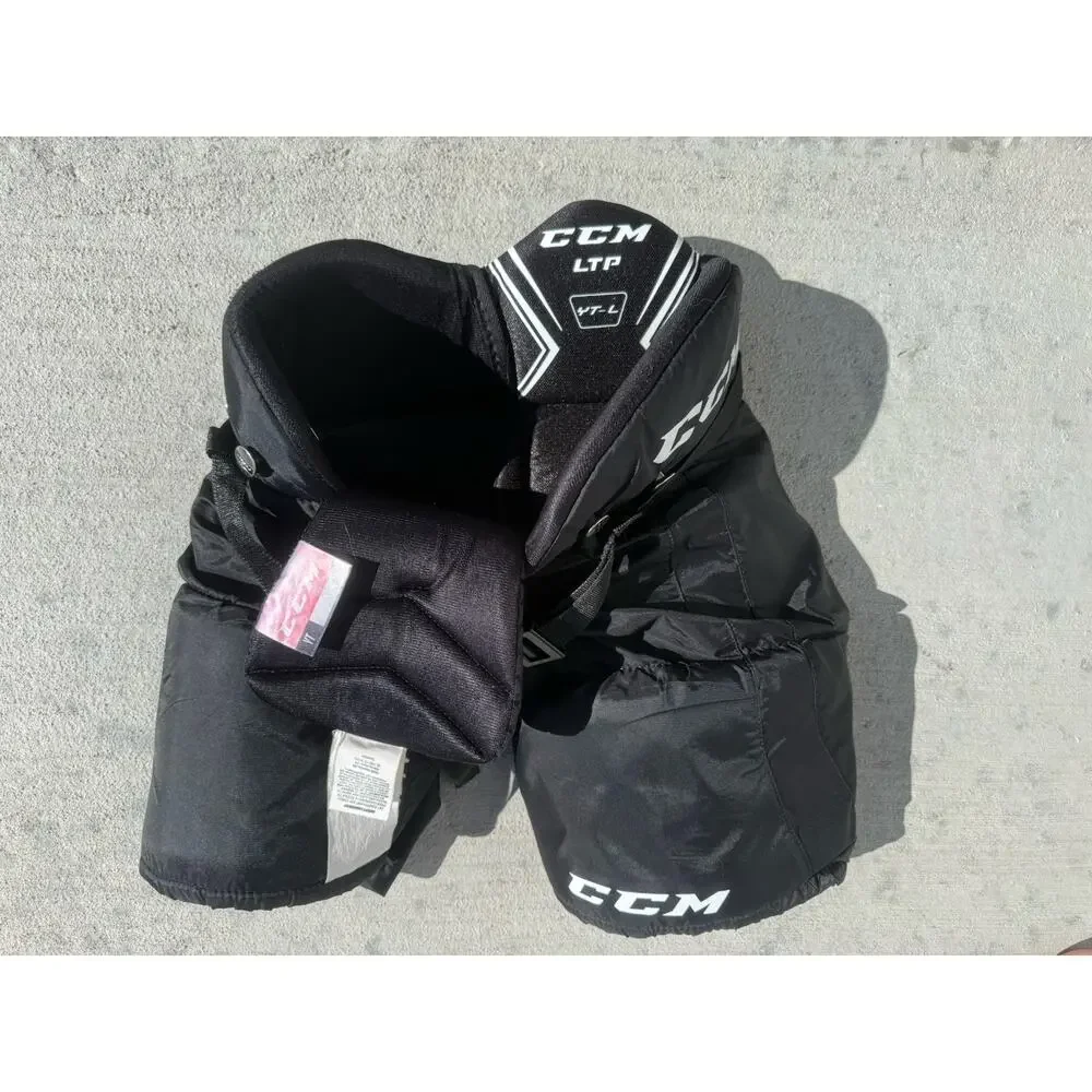 Youth: CCM LTP Youth Small Black Ice Hockey Pants Breezers Learn To Play YTH Lg